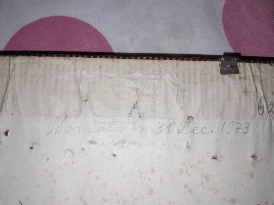 Tablou vechi, 51 de ani. cusut de mână