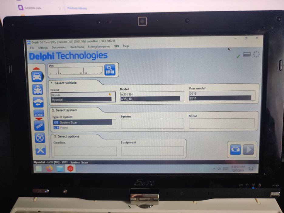 Laptop Tableta instalata Diagnoza Auto Delphi Autocom pt Tester Auto