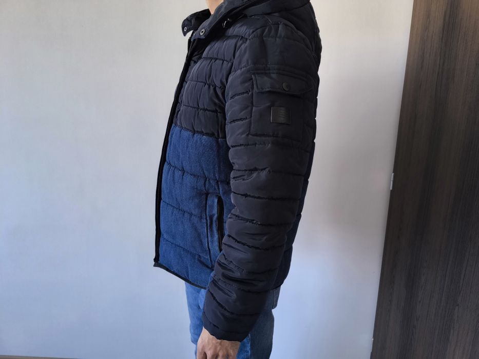 Оригинално Мъжко зимно Яке - Zara (XL размер и минато през химическо)