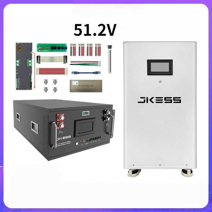 16kWh 17kWh литиева батерия акумулатор за соларна система lithium cell battery solar system ESS LCD JK active balance 2A BMS LiFePO4 LFP 15kWh