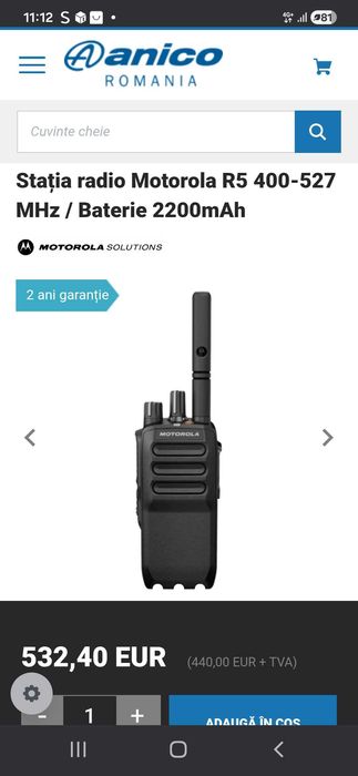 Stații emisie recepție profesionale Motorola R5