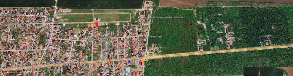 Proprietar, teren intravilan pe partea dreapta, zona foarte buna