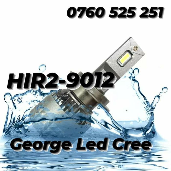 Set Două Becuri LedHIR2-9012 CAN-BUS/24000LUMENI/200W/Calitate Premium