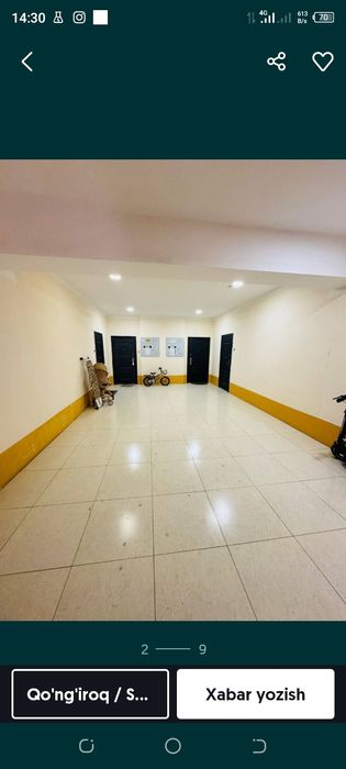 Arzon kvartira sotiladi