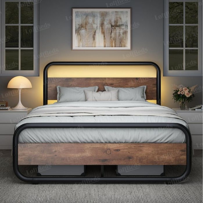 Кровать ЛАСВЕГАС, kravat Lasvegas, kalavat, matras, led