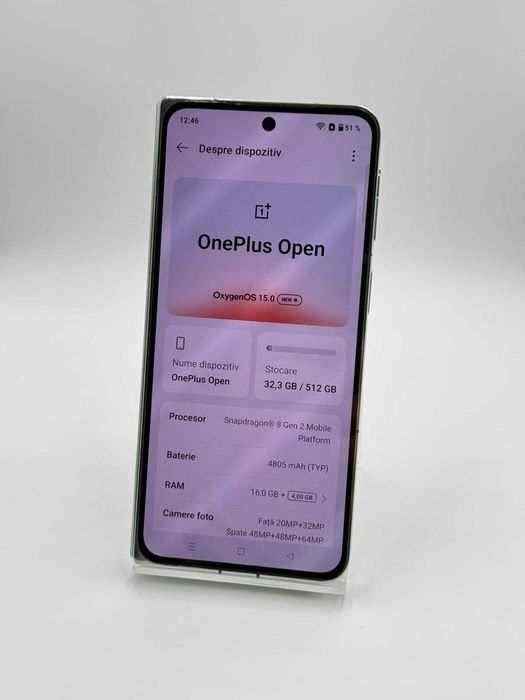 OnePlus OPEN / 512 GB 16 GB RAM / Factura / Garantie #52487