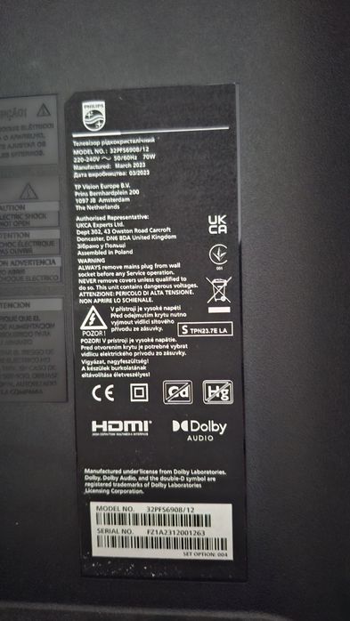 Smart TV Philips Ambilight