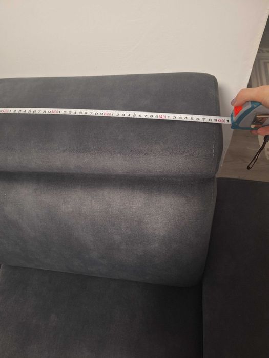 Canapea extensibila gri antracit