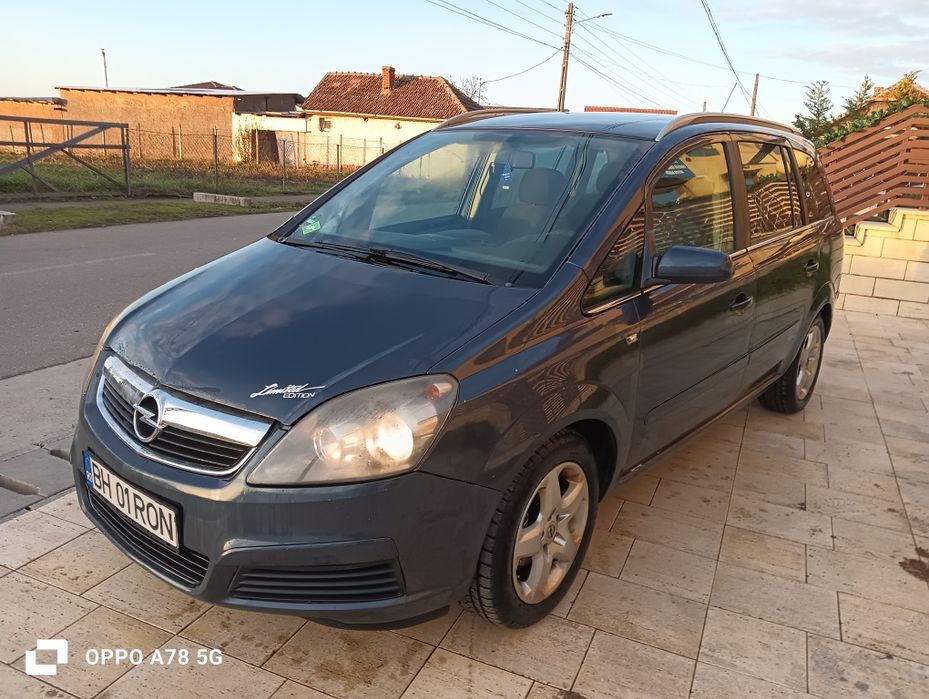 Vand sau schimb Zafira B cu 7 locuri cu GPL pină 2032