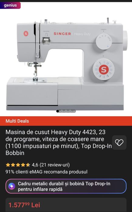 Masina de cusut profesionala