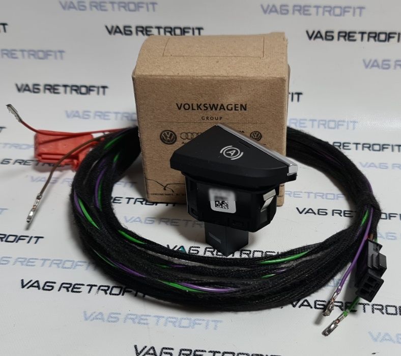 Buton Auto Hold Audi A4 B9 8W A5 F5 Q5 FY Q7 + Cablaj AutoHold