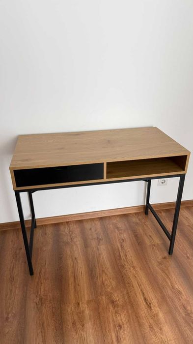Vand birou cu sertar culoare stejar 48 x 95 x 76