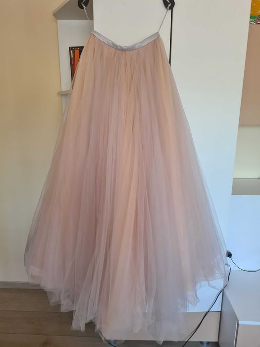 Rochie de bal roz pudră