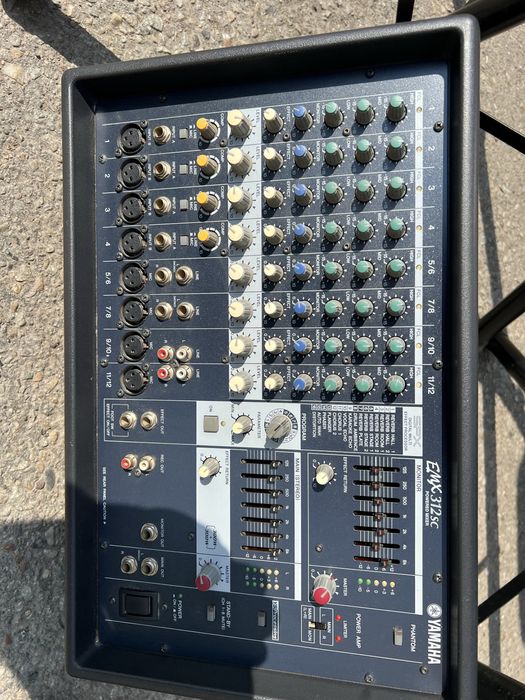 Boxe mixer yamaha cu amplificator
