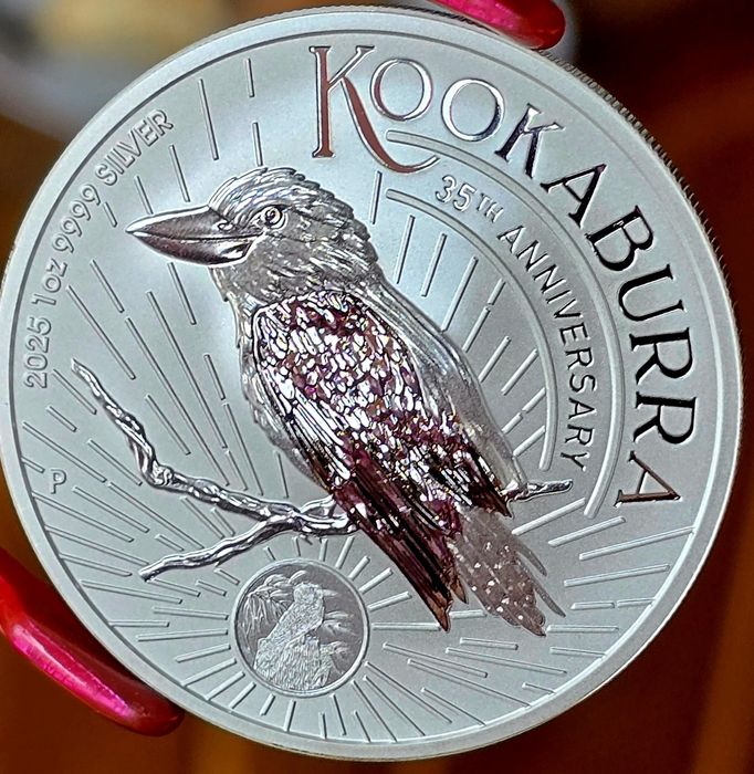 Kookaburra 1990 - 2026 monede lingou argint 999