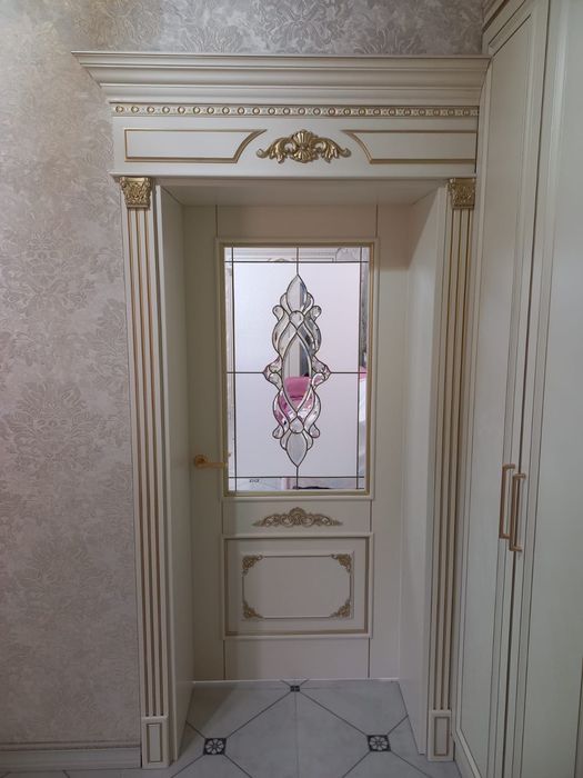 Установка дверей, есік орнату