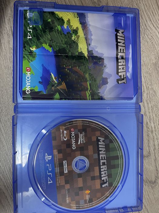 Minecraft диск на sony playstaion4