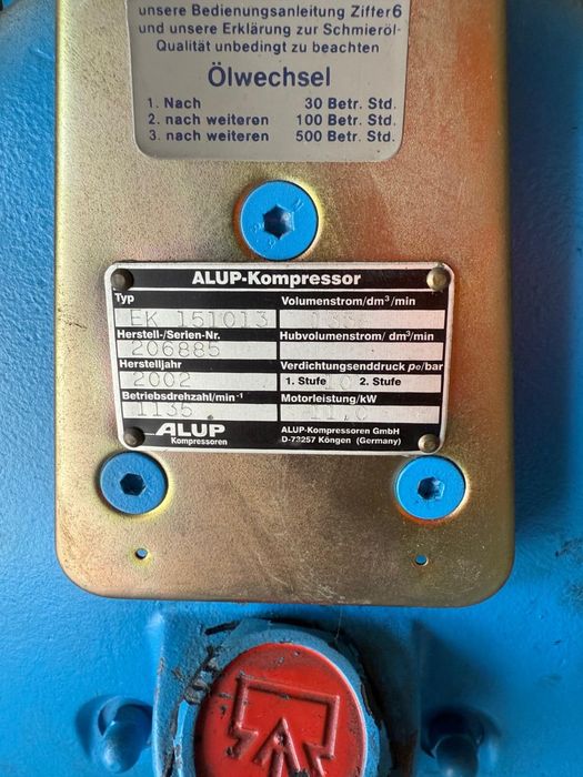 Compresor industrial ALUP 500 l