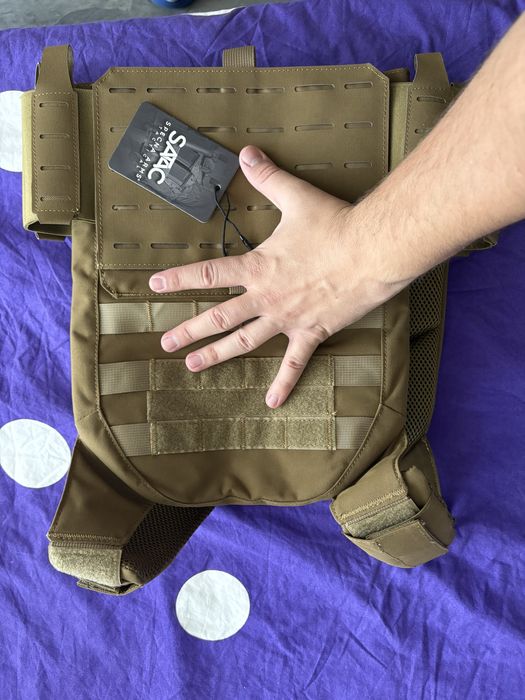 Еърсофт Жилетка  Plate Carrier Specna Arms Tactical  Advanced Vest Tan - чисто нова