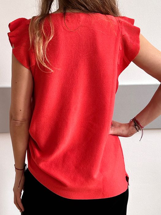 Нов авангардне арт панталон потур Zara & топ  Massimo Dutti