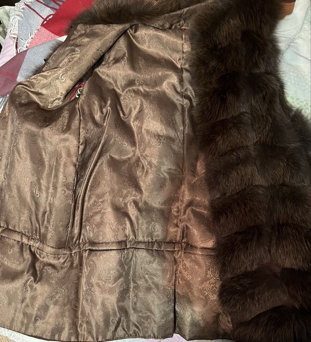 Меховая безрукавка