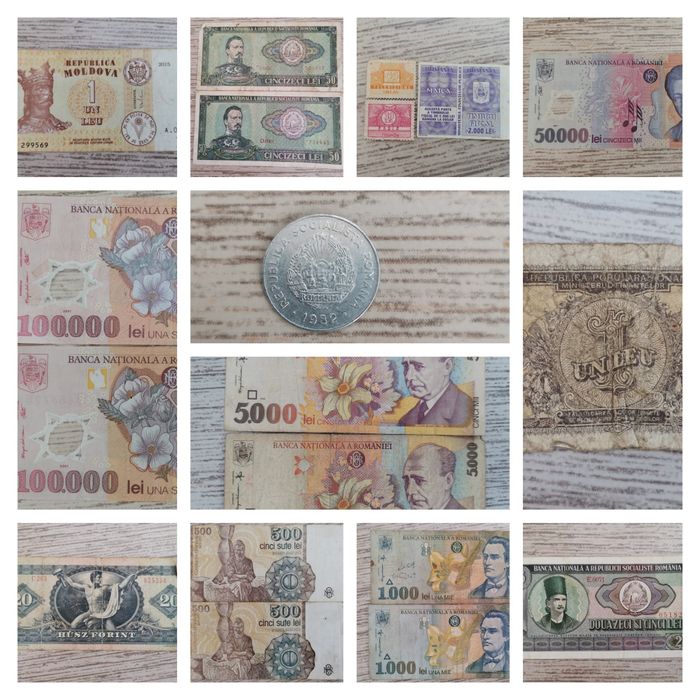 Bancnote vechi si timbre