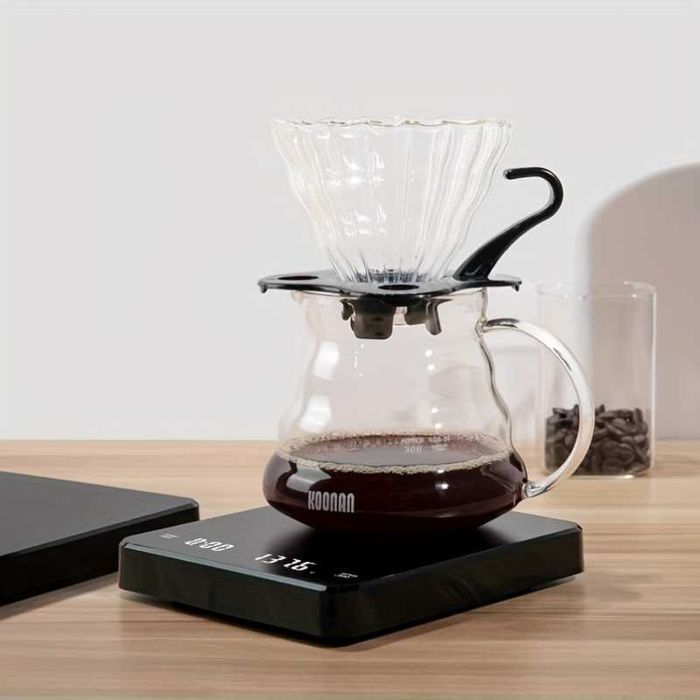 Цифрова везна за кафе с висока точност,  0,1 грама USB акумулаторна