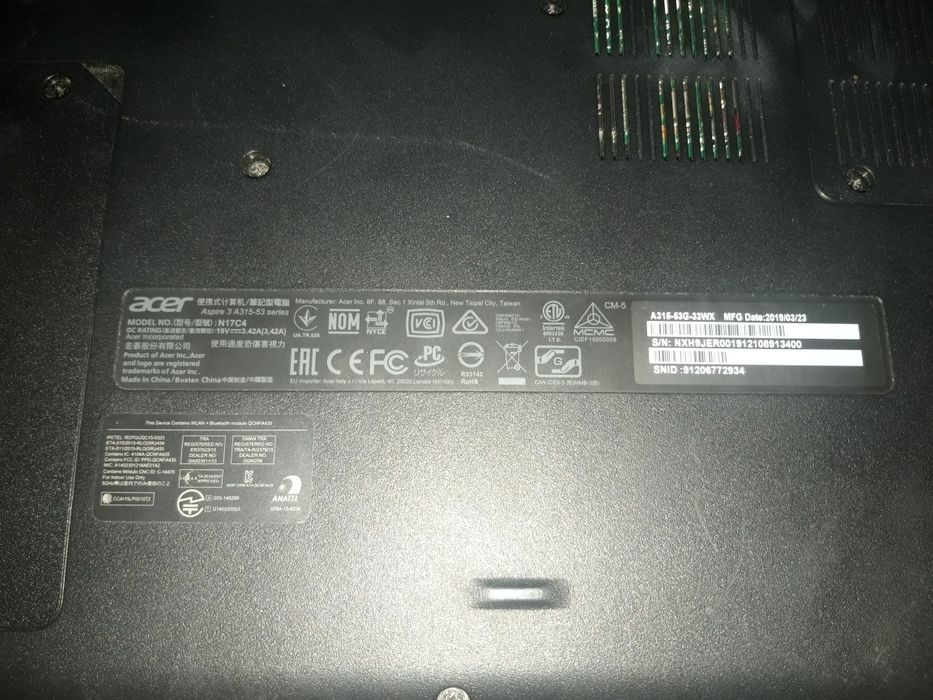 продаю ноутбук aser