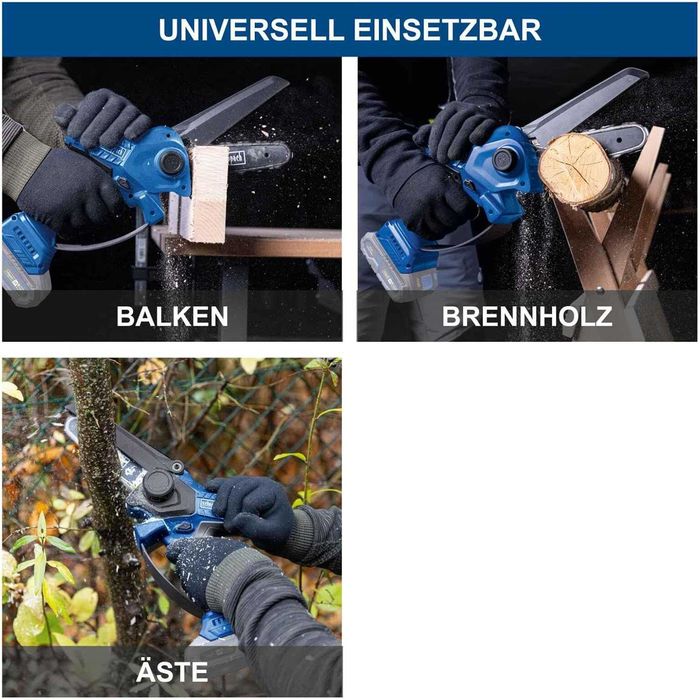 Акумулаторна Резачка за клони 20V Scheppach IXES BC-PS150-X SET S