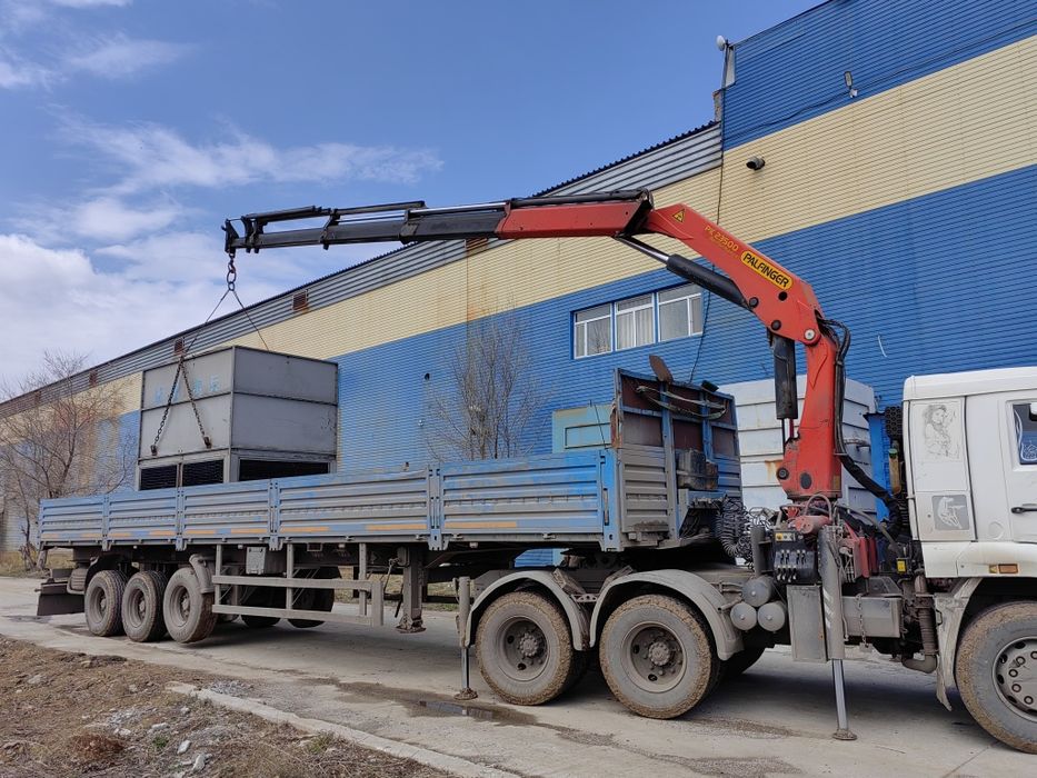 Услуги манипулятора полуприцепо