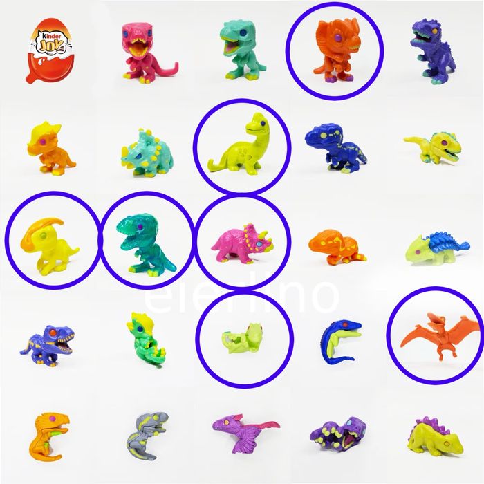 Обмен фигурок Kinder Joy Jurassic World