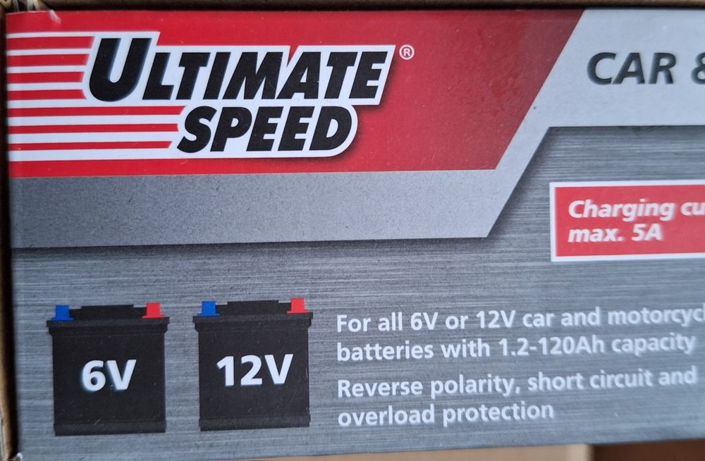 Зарядно устройство за акумулатор 6V и 12V ново