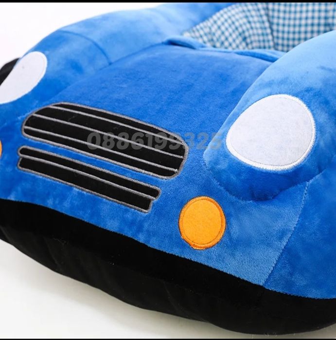 Плюшен фотьойл за деца Кола, Плюшено детско столче/ легло за животни