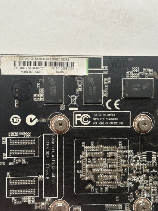 Видеокарта geforce zotac
