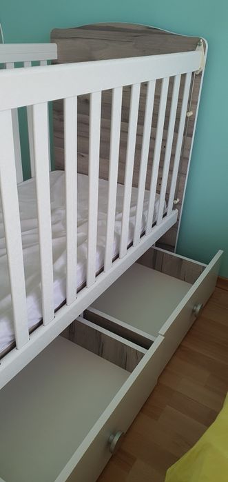 Дървена Кошара с матрак 60/120см