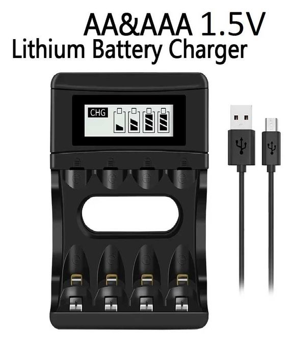 Батарейки ААА аккумулятор 18650 Зарядное устройство крона CR123A