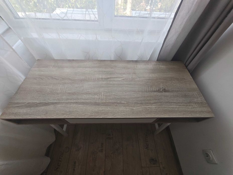 Бюро ABBETVED 48x120 цвят светъл дъб/бяло