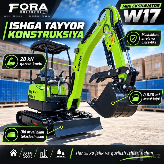 Mini-ekskavator W17