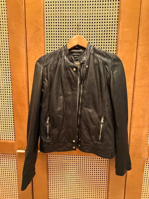 Geaca de piele Massimo Dutti