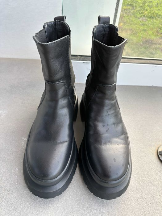 Ghete de dama Valentino 35/36 din piele naturala