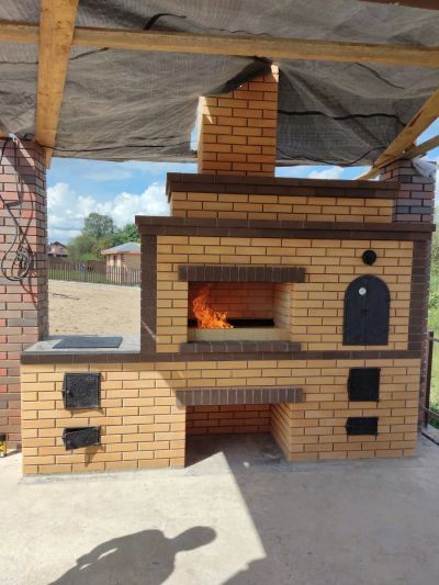 Мангалы камины печки