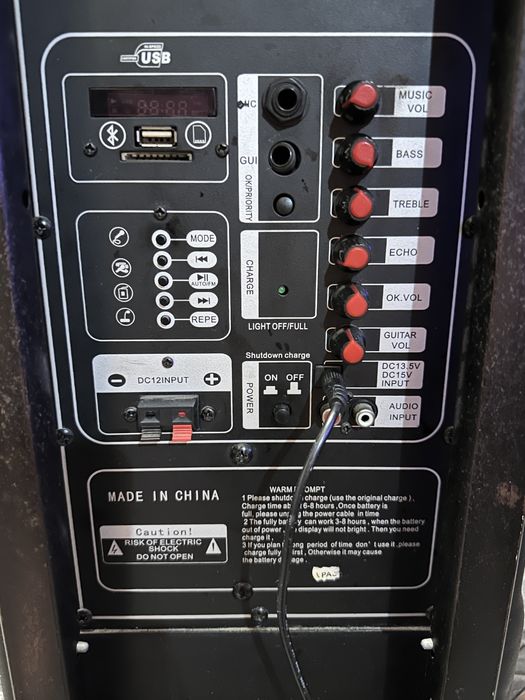 Bluetooth тонколона