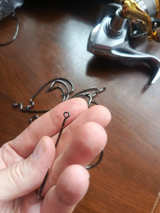 Крючки офсетные Crazy Fish Big Game Offset Hook.