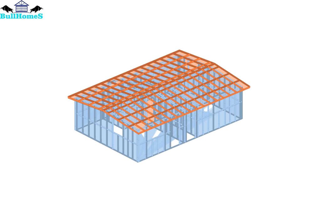 Къща,Бунгало,Преместваема къща,Сглобяеми къщи,Модулни,Жилищни-54м²