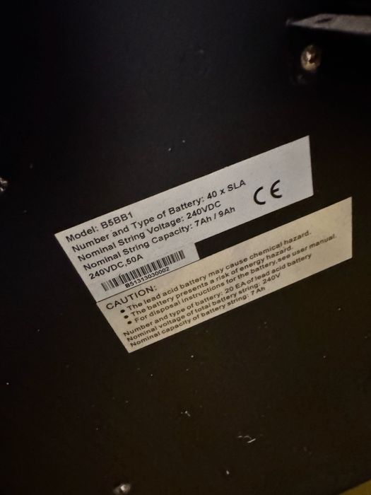 UPS - сървърен 6KVA/5400w със отделен батериен блок