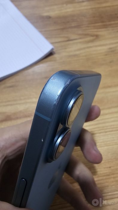 Iphone 16 голубой бу хорошое состояние