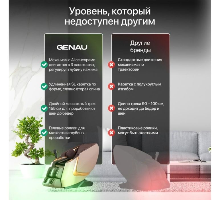 Продам массажное кресло Genau