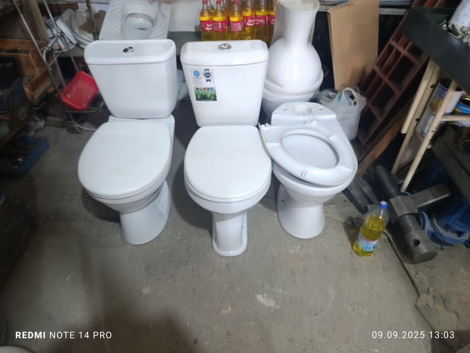 Б/у унитаз временный бачок крышка vremni unitaz bachok qopqoq