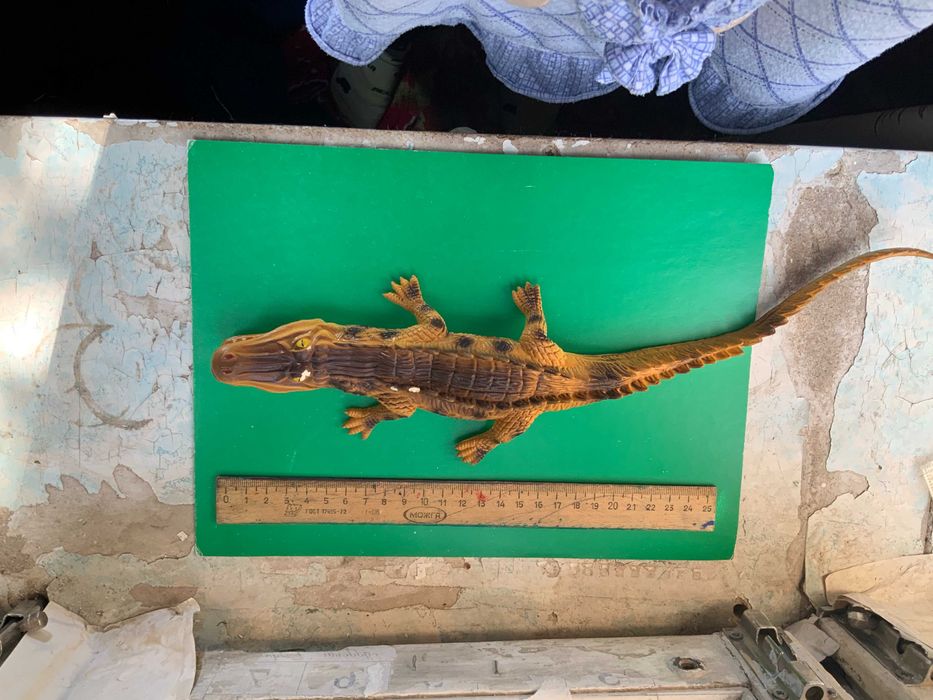 3 резиновых ДИНОЗАВРА с пищалкой / Игрушки Большие динозавры