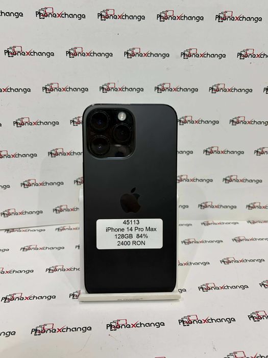 iPhone 14 Pro Max Black Neverlocked 128GB  84%  45113